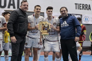 Premiación en el Campeonato Argentino C17 de Futsal