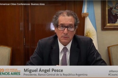 Pesce, sobre el dólar: "El tipo de cambio es competitivo, no necesita devaluaciones"