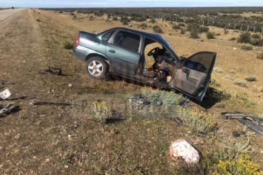 Vacacionista riograndense murió en choque frontal en la ruta 3 al norte de Río Gallegos