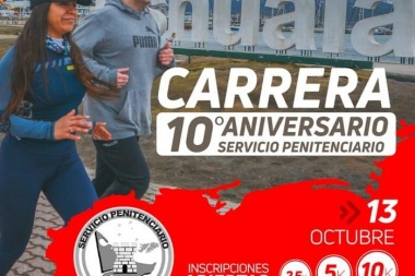 Maratón por 10° aniversario del Servicio Penitenciario