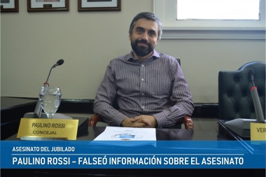 Crimen del jubilado: confirmaron que Paulino Rossi falseó información