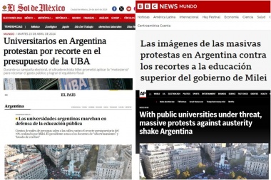 Repercusiones de la marcha universitaria en medios internacionales