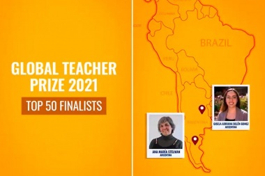 Dos docentes argentinas, entre los mejores 50 maestros del mundo