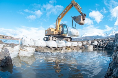 El intendente Vuoto recorrió las obras que se reinician con la temporada