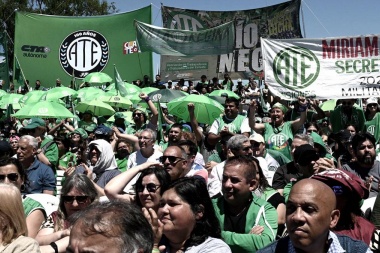 ATE para 24 horas y desafía a Bullrich: "No podrá aplicar ningún protocolo"