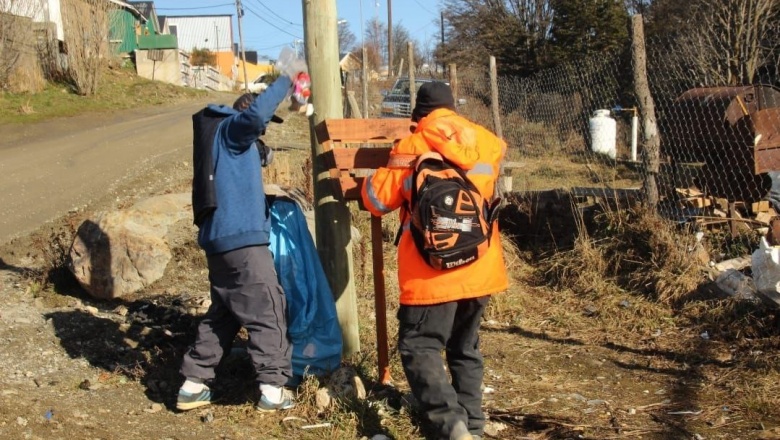 El Municipio de Ushuaia realizó una nueva jornada de limpieza y recolección de residuos voluminosos
