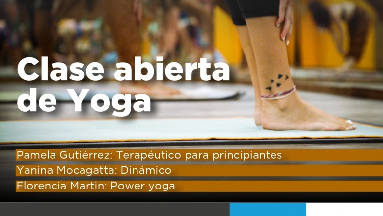 La Municipalidad invita a participar de las clases abiertas de Yoga