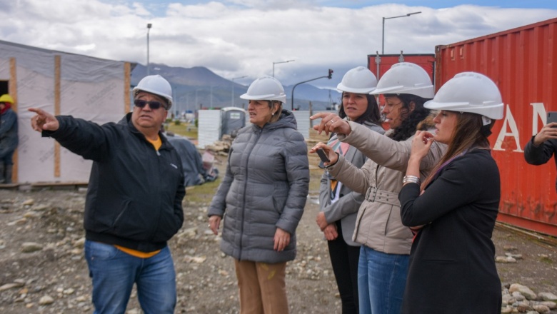 Comenzó el hormigonado de la nueva Casa de la Mujer de Ushuaia
