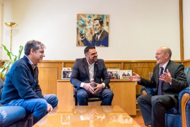 El intendente Vuoto y el senador Rodriguez recibieron al flamante titular de ANSES Ushuaia, César Colantonio