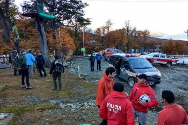 Rescatan a una nena de 10 años extraviada en el Glaciar Martial