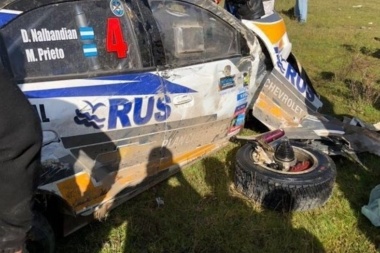 Impactante accidente de David Nalbandian en el Rally: se fue de pista y volcó