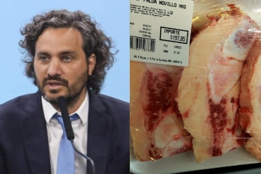 Santiago Cafiero habló de la polémica por la carne pura grasa: “Enójense con el supermercado, hagan la denuncia”