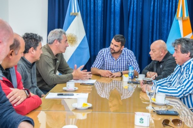 El intendente recibió a autoridades del Ushuaia Golf Club