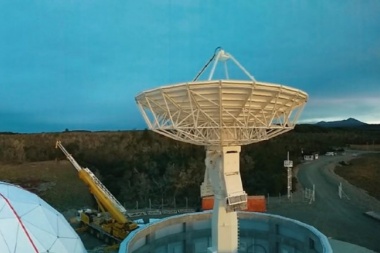 La estación terrena de Tierra del Fuego será la primera en tomar contacto con el SAOCOM 1B
