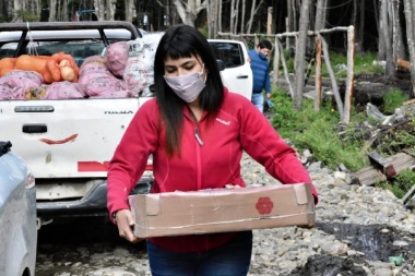 La Municiplaidad de Ushuaia entregó mercadería a 30 merenderos de la ciudad