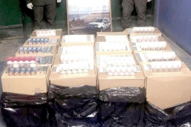 Gendarmería secuestró cerca de 4 millones de pesos en cigarrillos abandonados en la frontera con Chile
