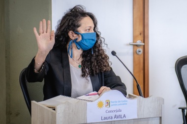 Laura Ávila: "Actuamos para resguardar y cuidar a nuestra sociedad"