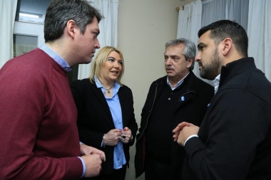 Cristina y Alberto Fernández apuestan fuerte a la reelección de Bertone