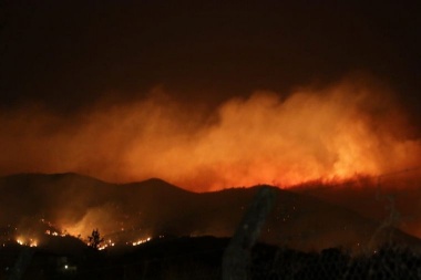 La lucha contra el fuego en las Sierras de Córdoba