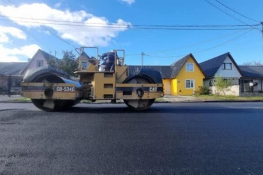 Se pavimentó la calle del Cielo