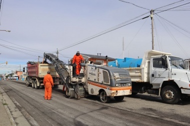 Comenzó la recuperación vial en la zona céntrica