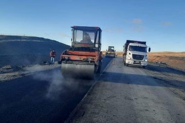 Vialidad Nacional concluyó el tramo San Sebastián-Chile