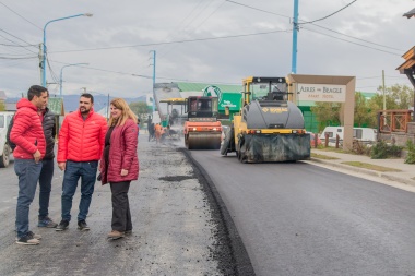 Se pavimentó la primer etapa de Magallanes