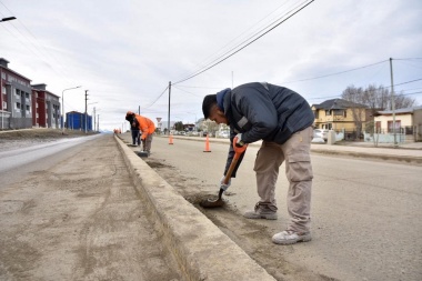 La Municipalidad de Ushuaia realizará trabajos en rotondas y solicitan circular con extrema precaución