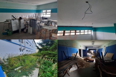 Complicada situación edilicia de una escuela en Ushuaia