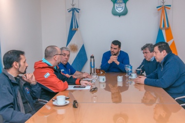 El intendente Vuoto se reunió con representantes de la Federación de Bomberos
