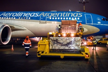 El avión de Aerolíneas Argentinas partió a China para traer un millón de dosis de la vacuna Sinopharm