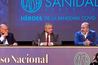 Alberto Fernández: "Soy peronista y cuando hay un problema, le pongo el pecho y lo enfrento"