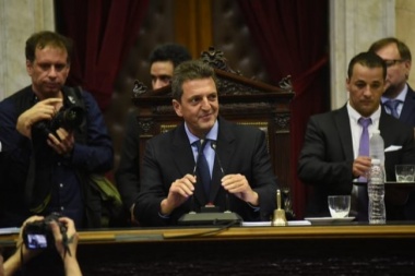 Sergio Massa fue nombrado presidente de la Cámara de Diputados