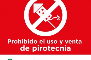 Municipalidad de Ushuaia recuerda prohibición de venta y uso de pirotecnia