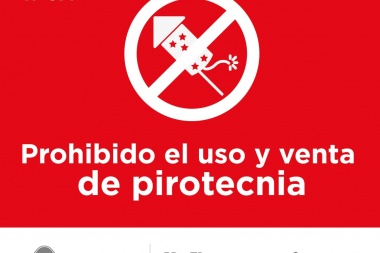 Prohibición de uso y comercialización de pirotecnia en Ushuaia