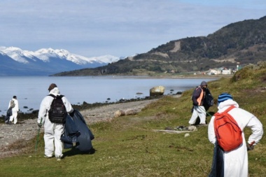 Ushuaia se une en una Jornada de Limpieza Costera para preservar su belleza natural