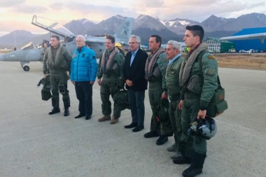 El presidente Alberto Fernández viajó a la Base Marambio