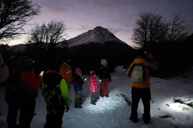 Las  "Caminatas Familiares Nocturnas " tuvieron gran convocatoria