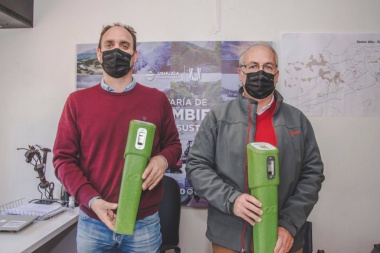 La municipalidad recibió eco- ceniceros de la empresa Camuzzi