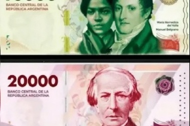 En junio entrarán en circulación los billetes de $10.000 y $20.000