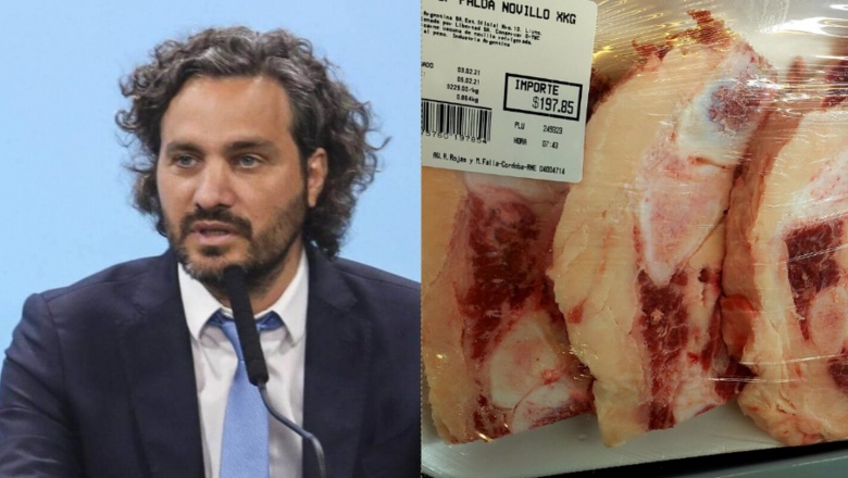 Santiago Cafiero habló de la polémica por la carne pura ...