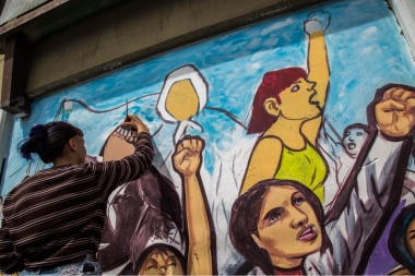 Un mural en la ciudad para conmemorar el Día de los Derechos Humanos