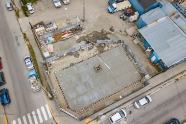 Avanza la obra del nuevo edificio de Defensa Civil Municipal en Ushuaia